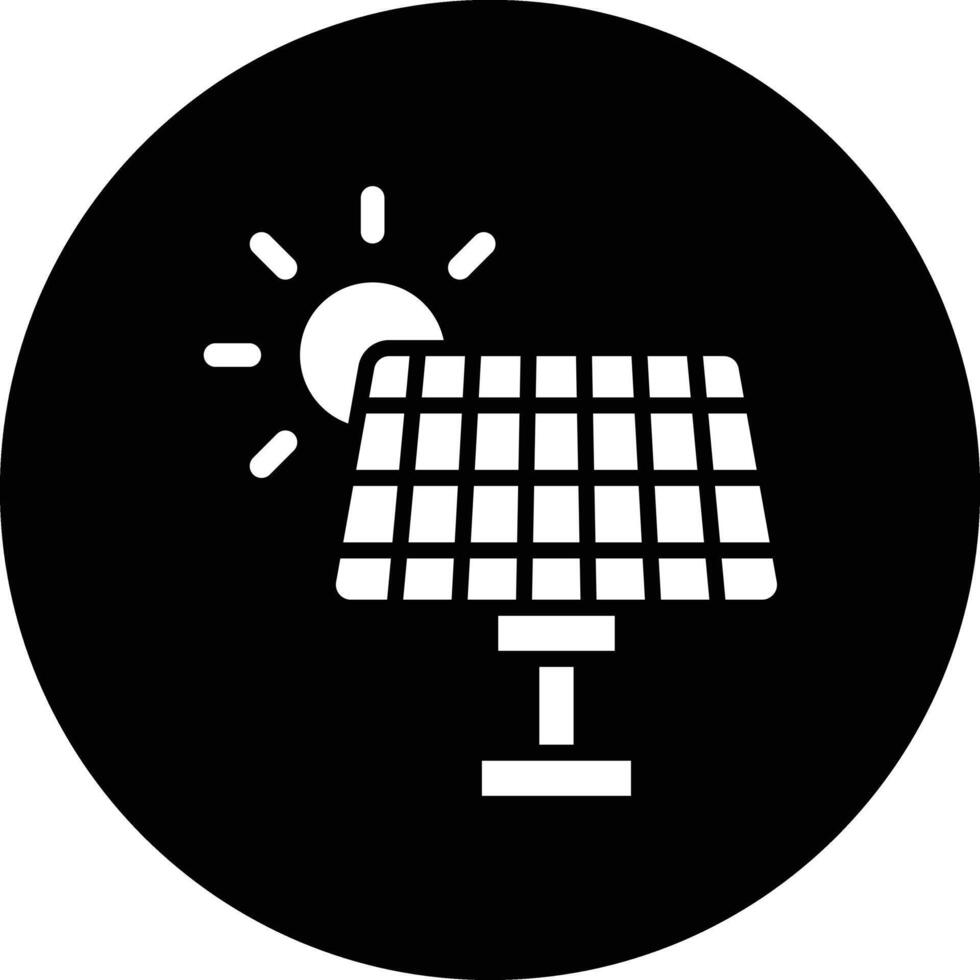 Solar panel Icon Design Illustration vector
