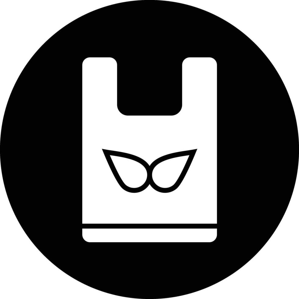 Plastic bag Icon Design Illustration vector