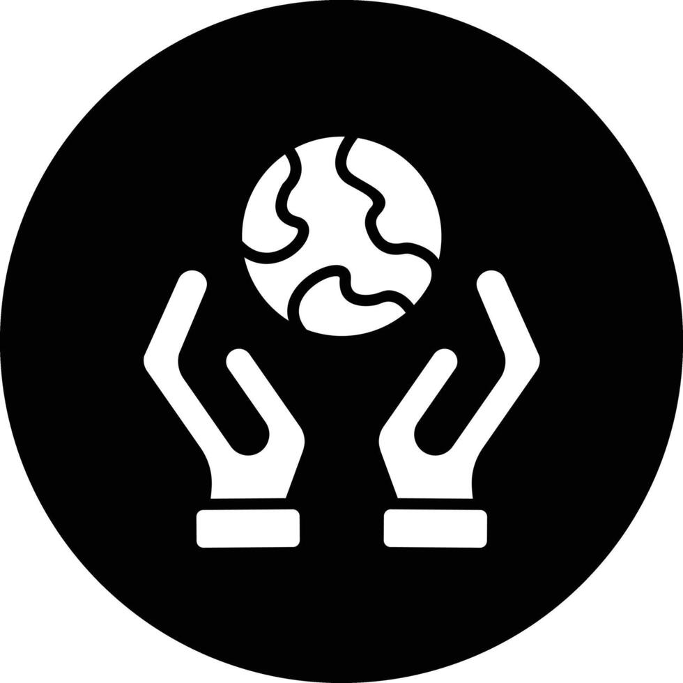 Save the World Icon Design Illustration vector