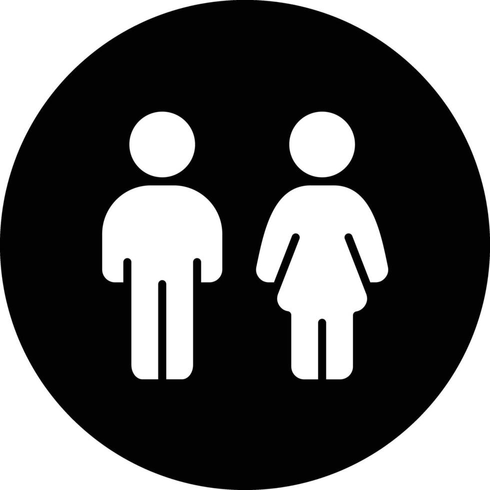 Toilet sign Icon Design Illustration vector