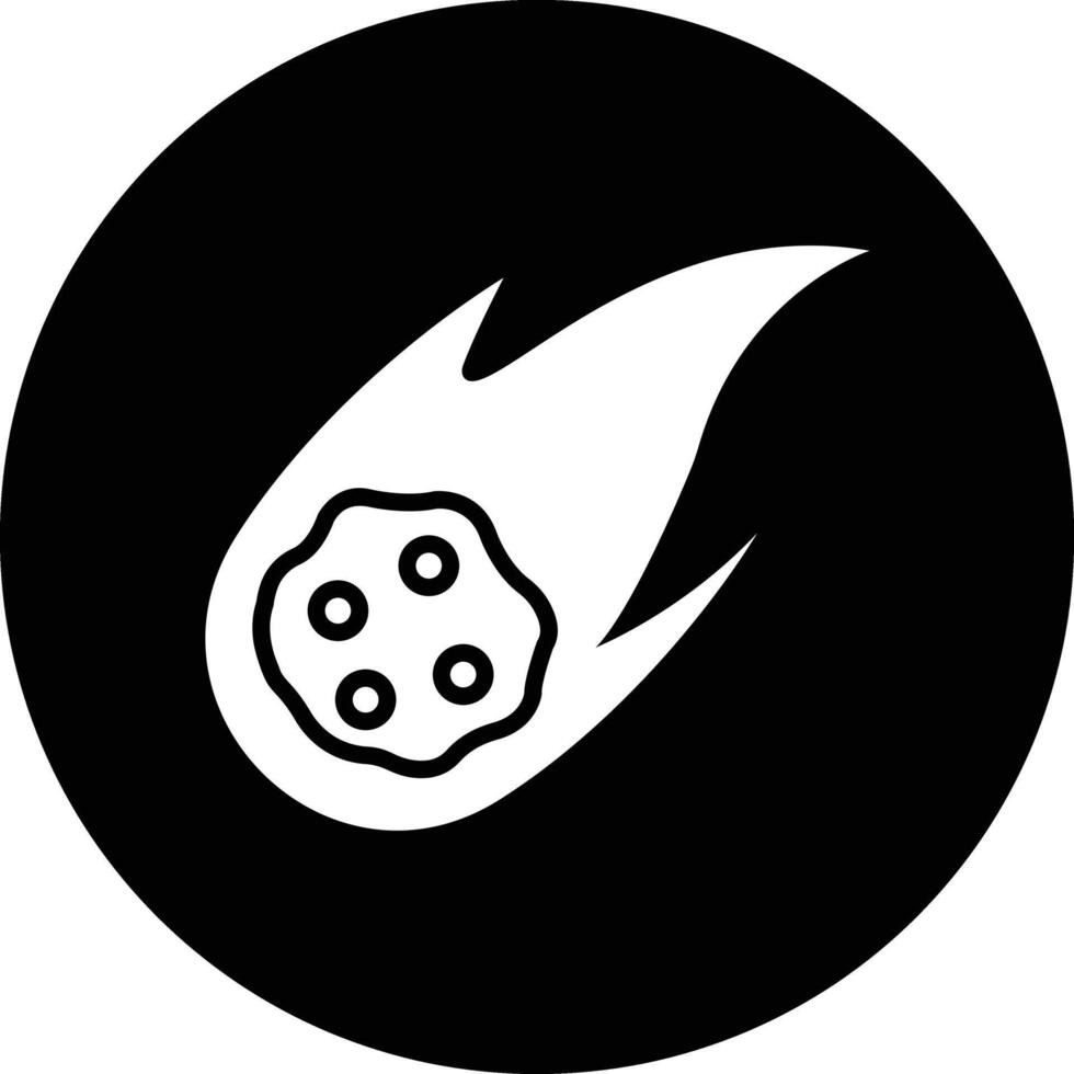 Comet Icon Design Illustration vector