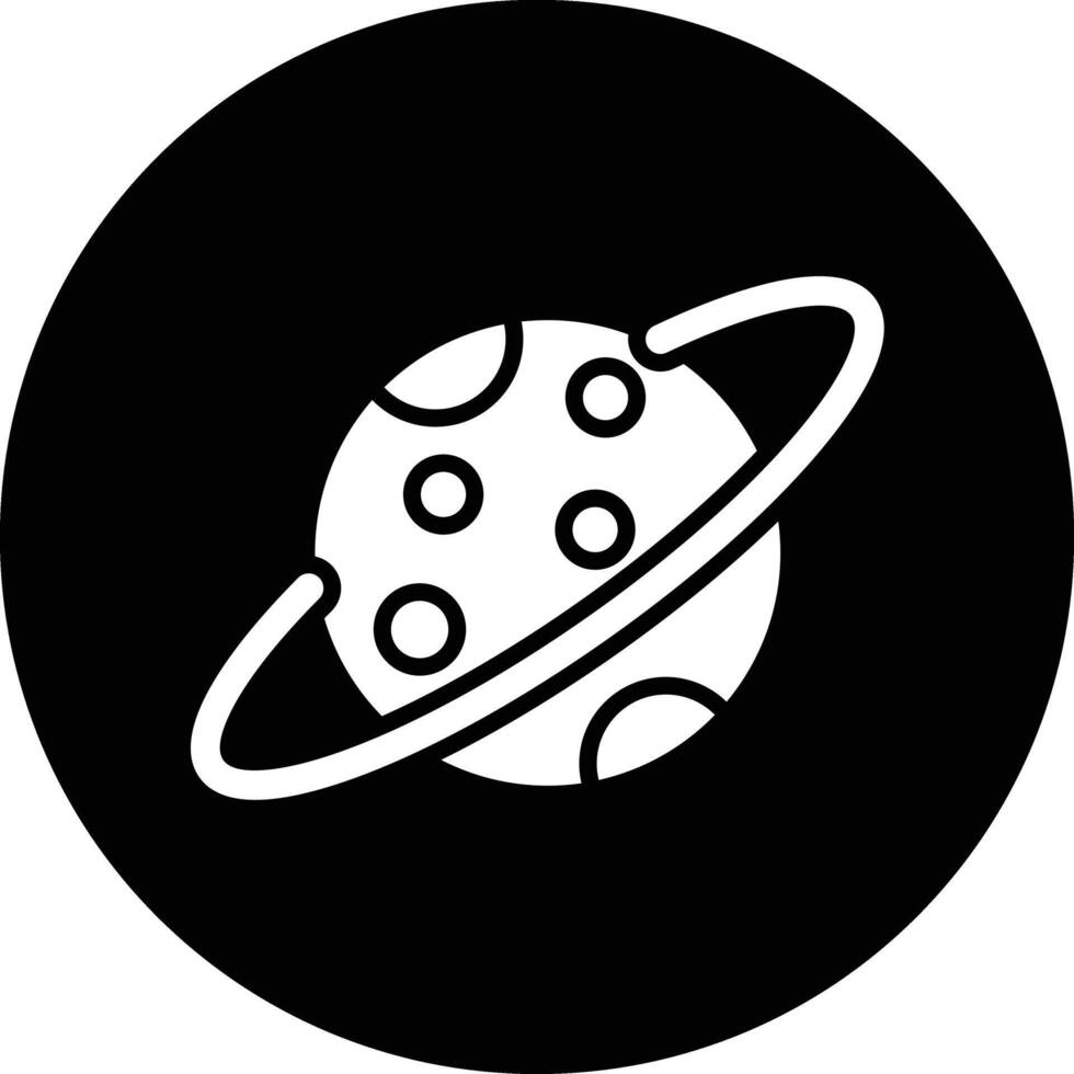 Saturn Icon Design Illustration vector