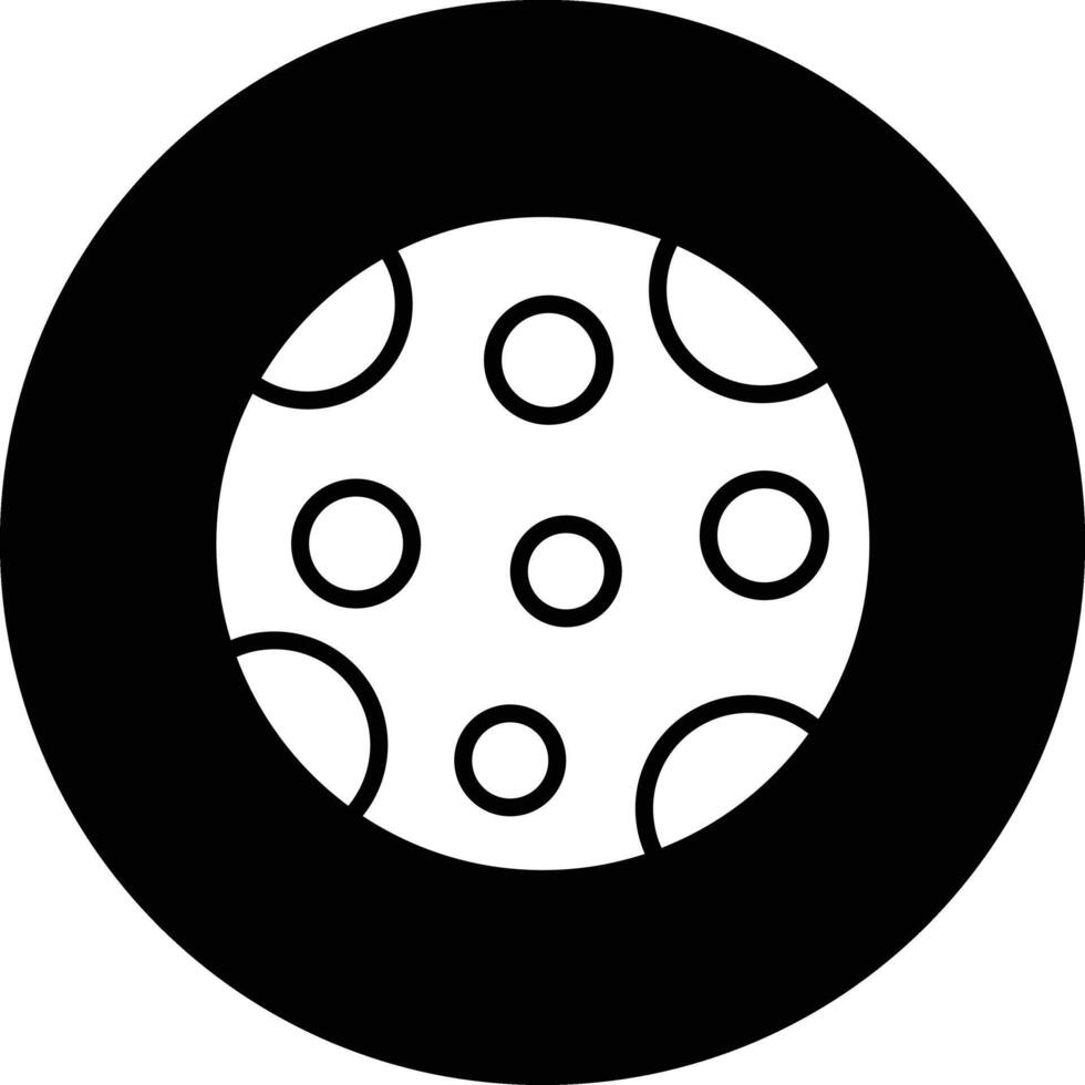 Full moon Icon Design Illustration vector