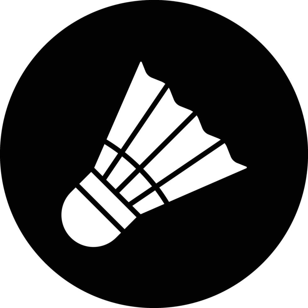 Shuttlecock Icon Design Illustration vector