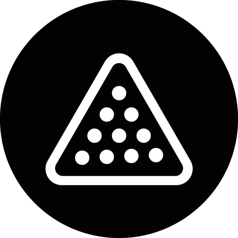 Snooker Icon Design Illustration vector