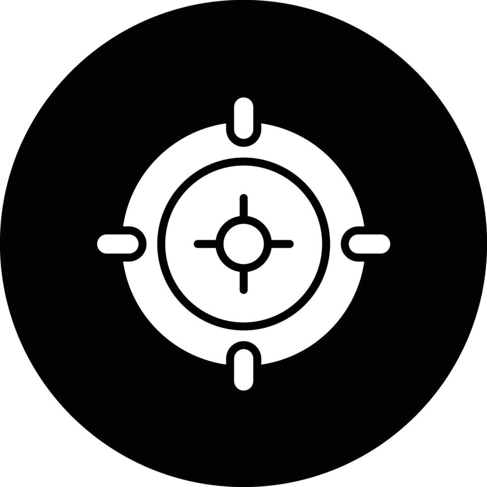 Aim Icon Design Illustration vector