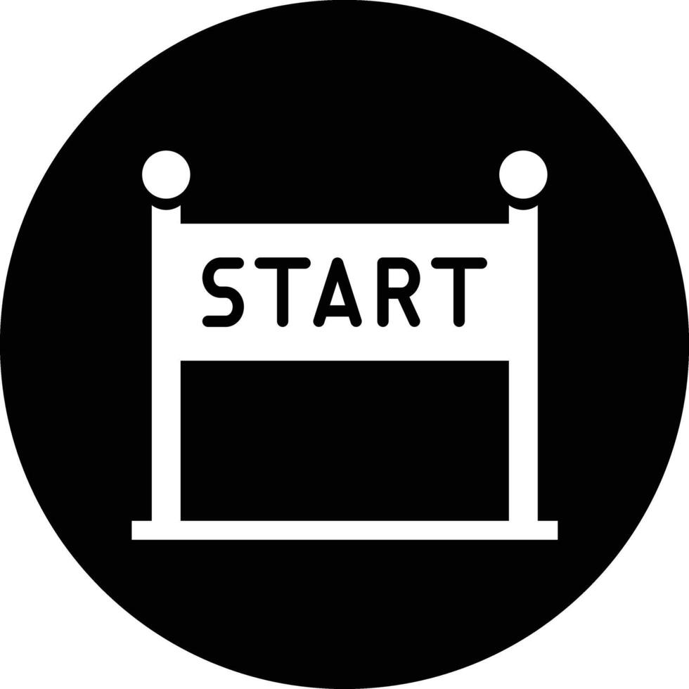 Start Icon Design Illustration vector