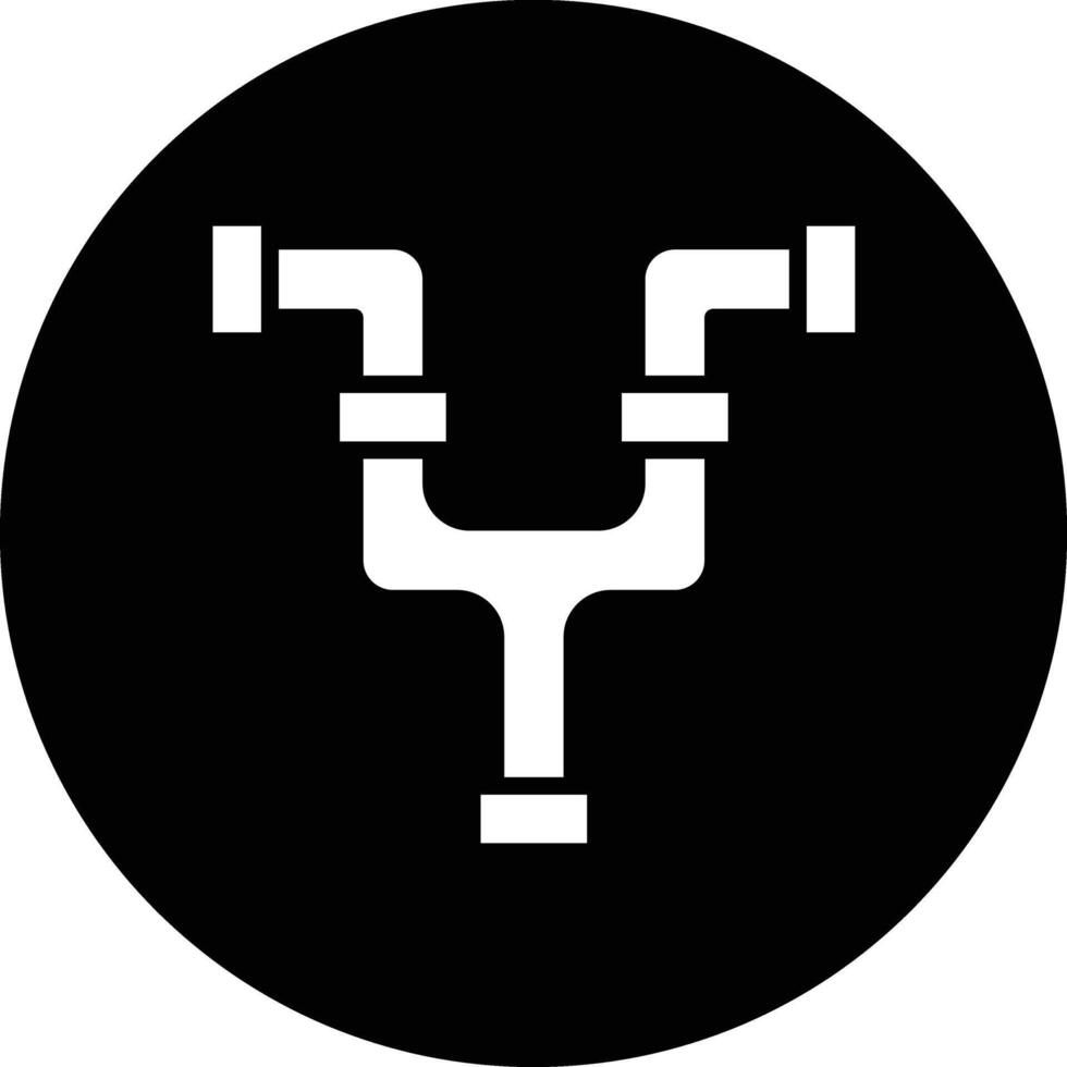 Pipe Icon Design Illustration vector