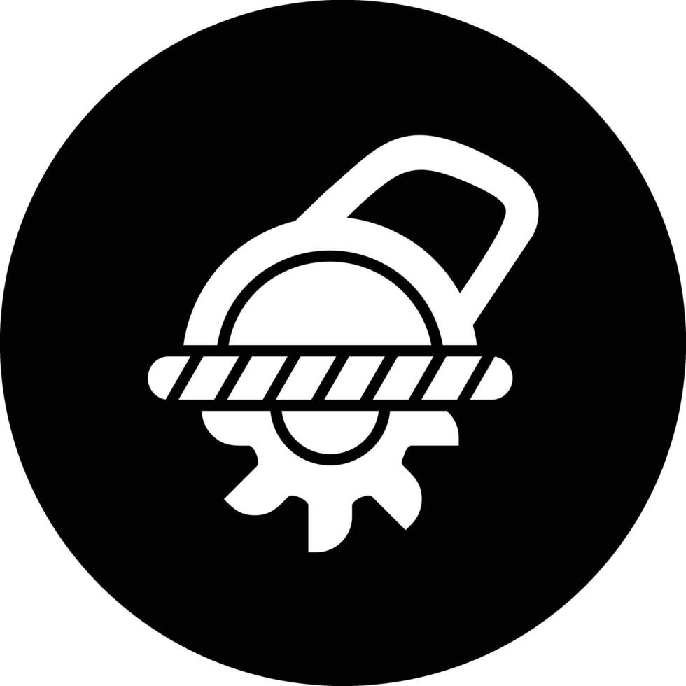 Circular saw Icon Design Illustration vector