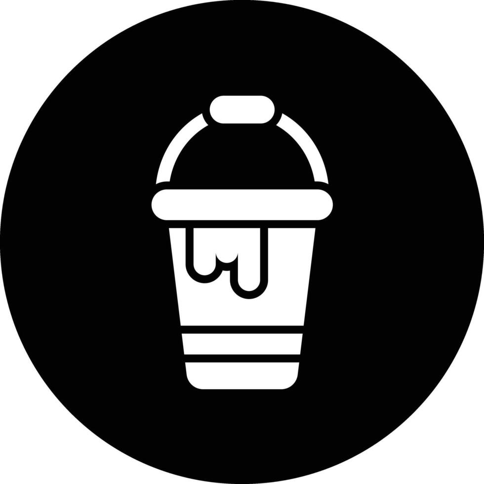 Paint bucket Icon Design Illustration vector