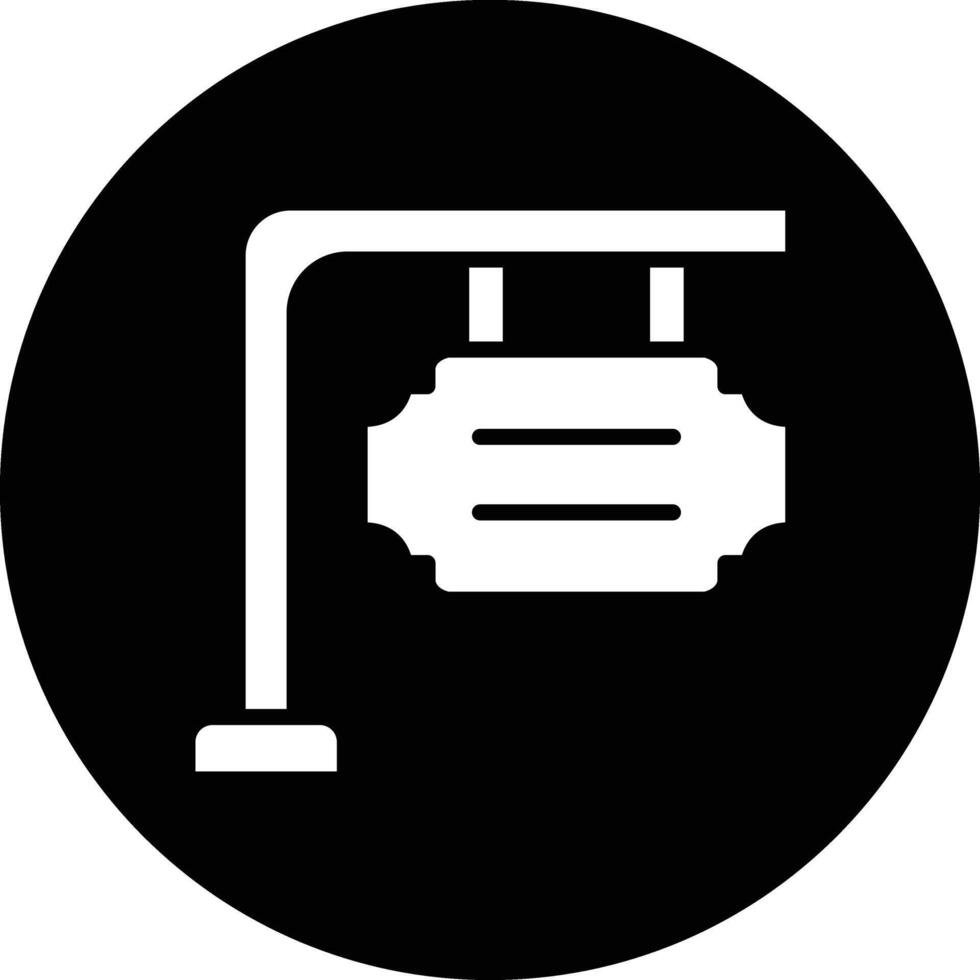 Signboard Icon Design Illustration vector