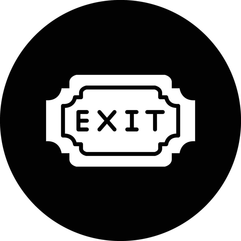 Exit Icon Design Illustration vector