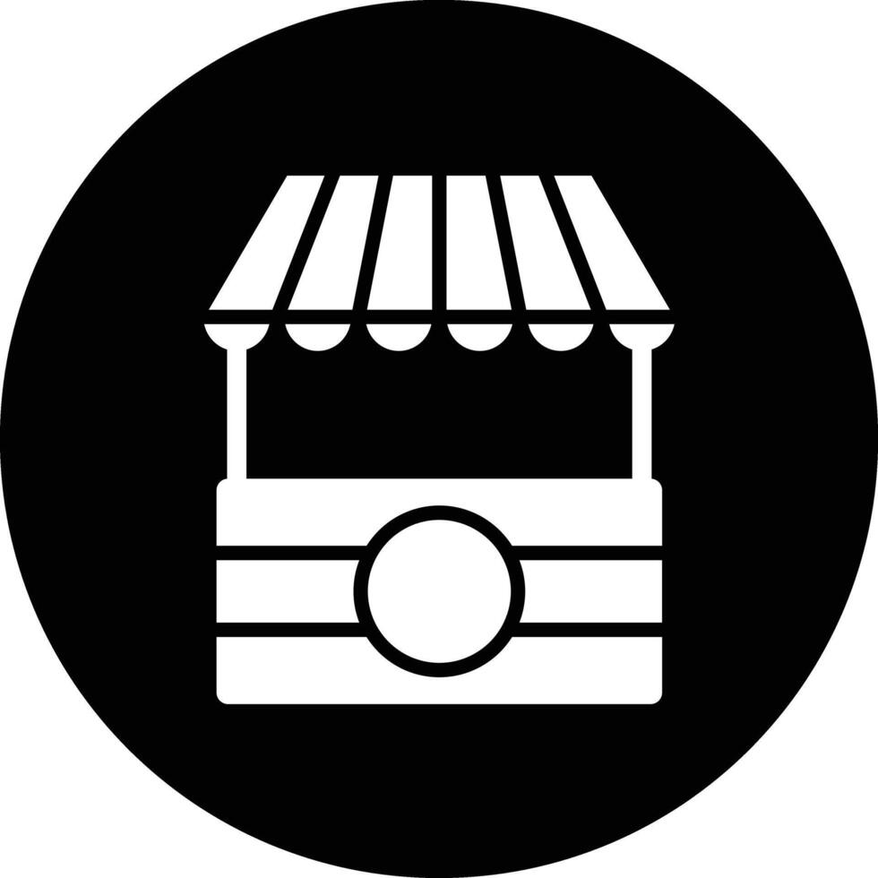 Food stand Icon Design Illustration vector