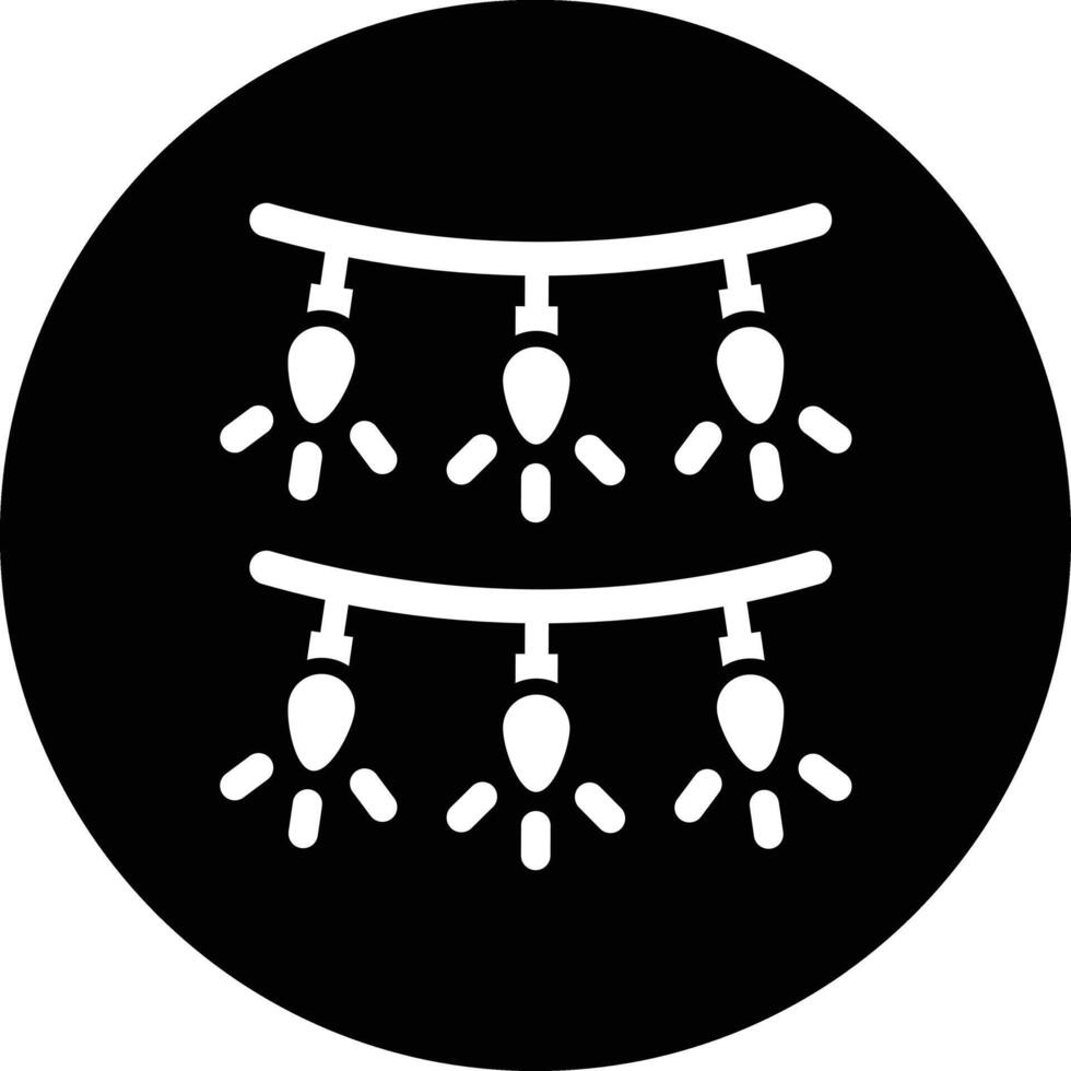 Garland Icon Design Illustration vector