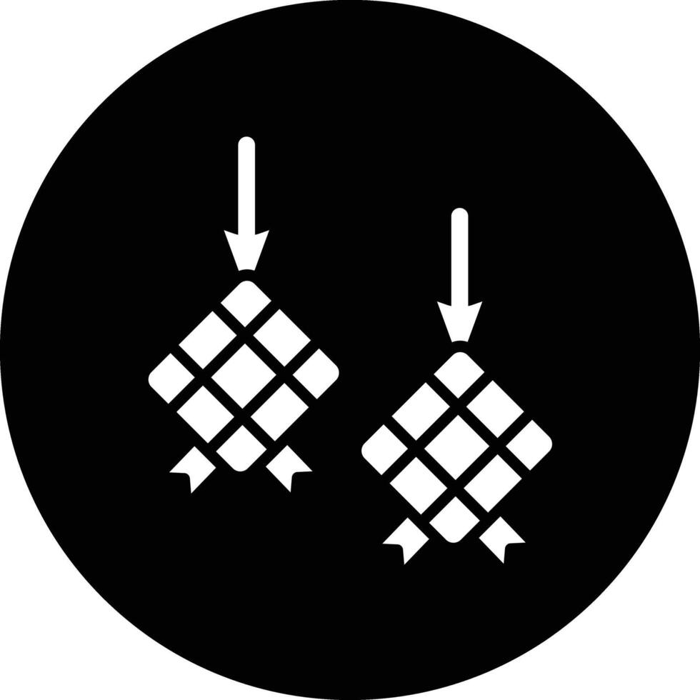 Ketupat Icon Design Illustration vector