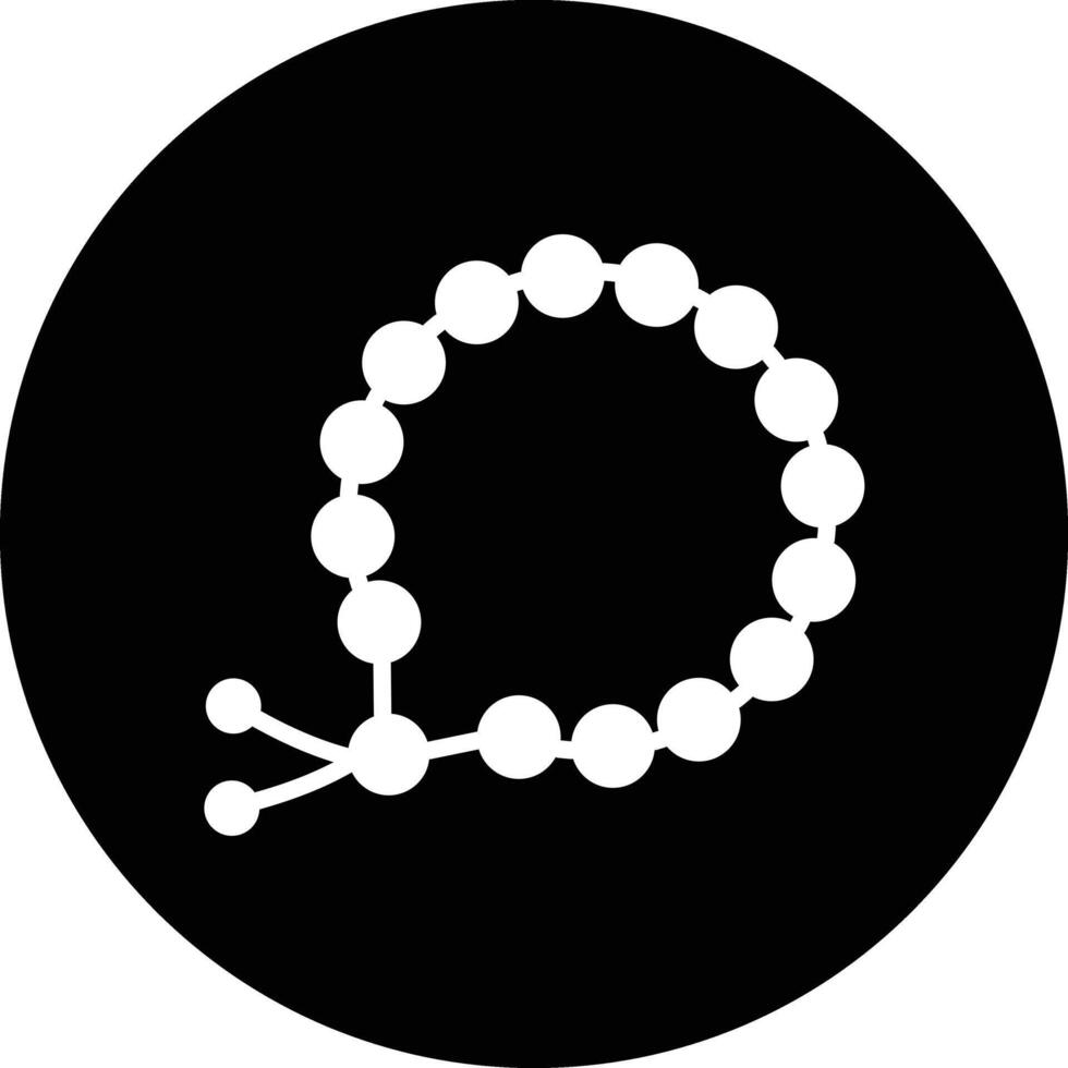 Beads Icon Design Illustration vector
