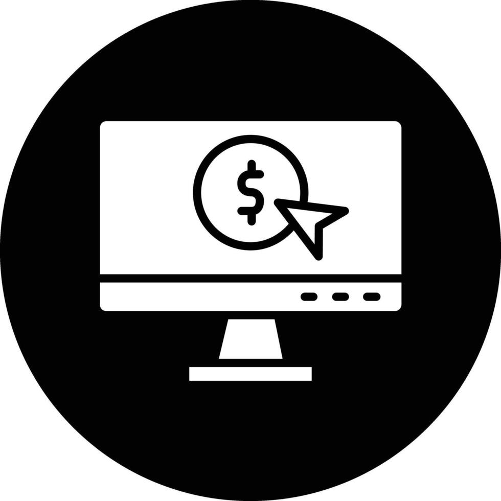 Pay per click Icon Design Illustration vector