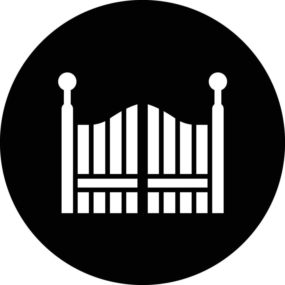 Gate Icon Design Illustration vector