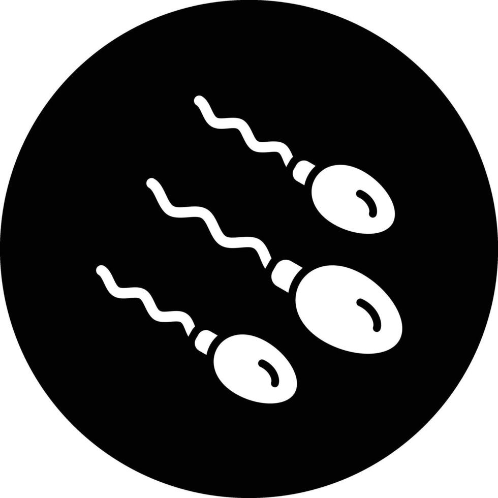 Sperms Icon Design Illustration vector
