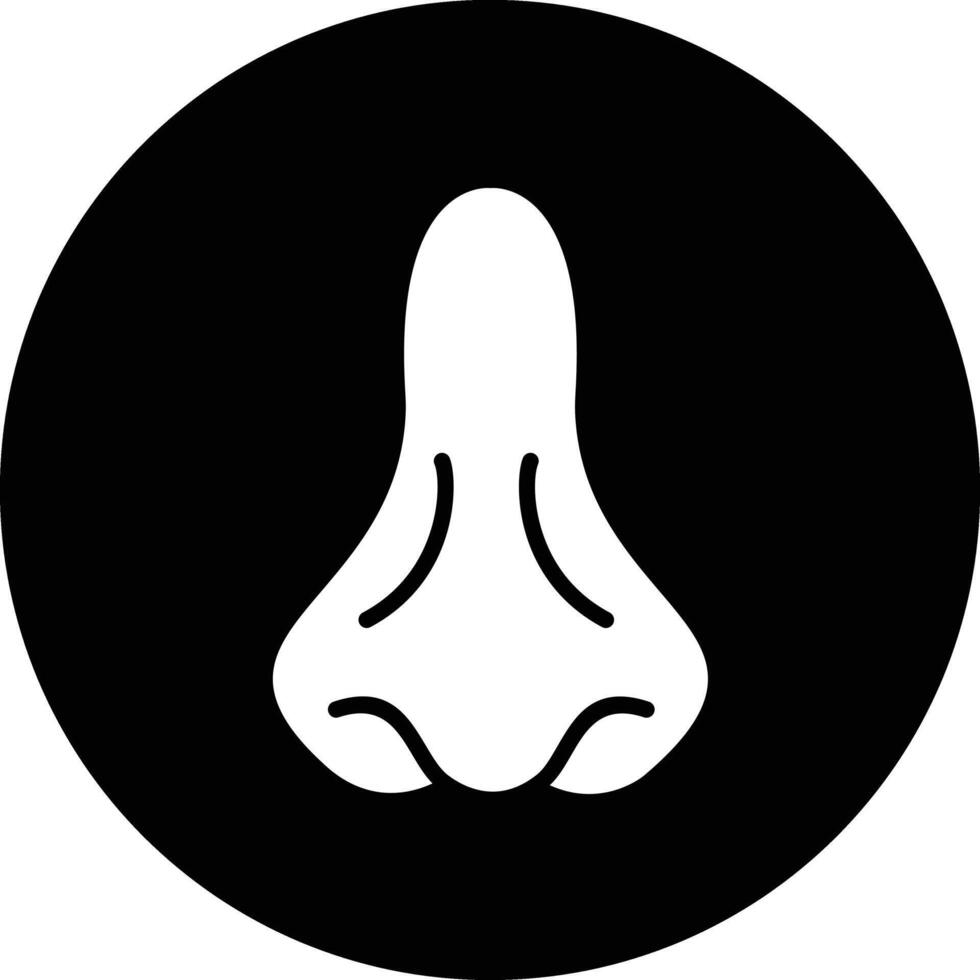 Nose Icon Design Illustration vector