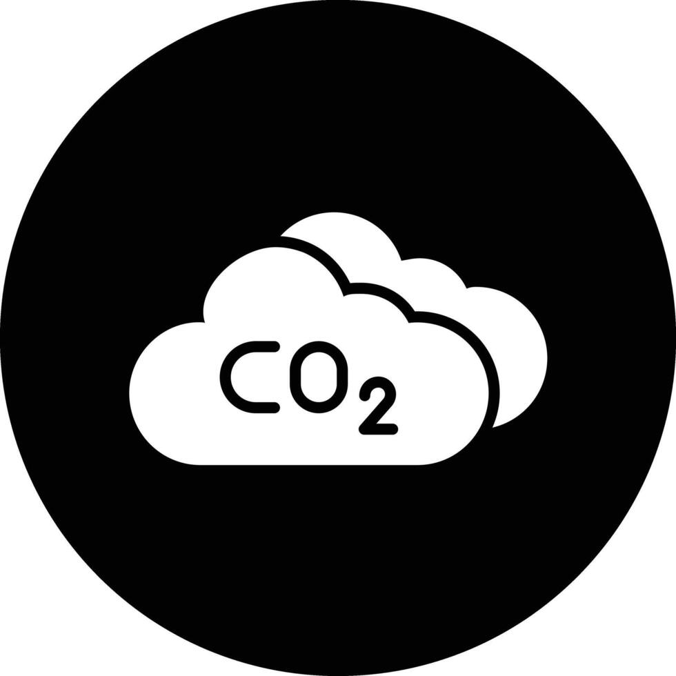 Carbon dioxide Icon Design Illustration vector
