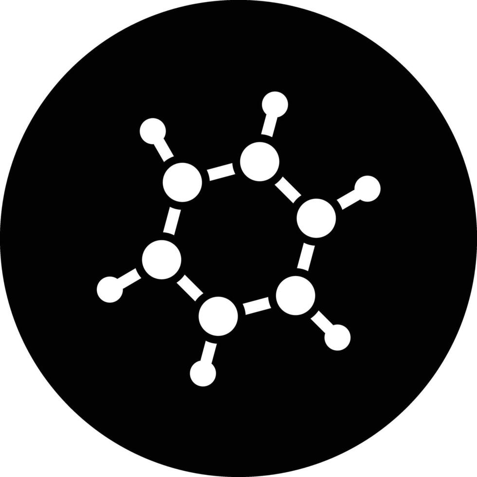 Bio molecules Icon Design Illustration vector