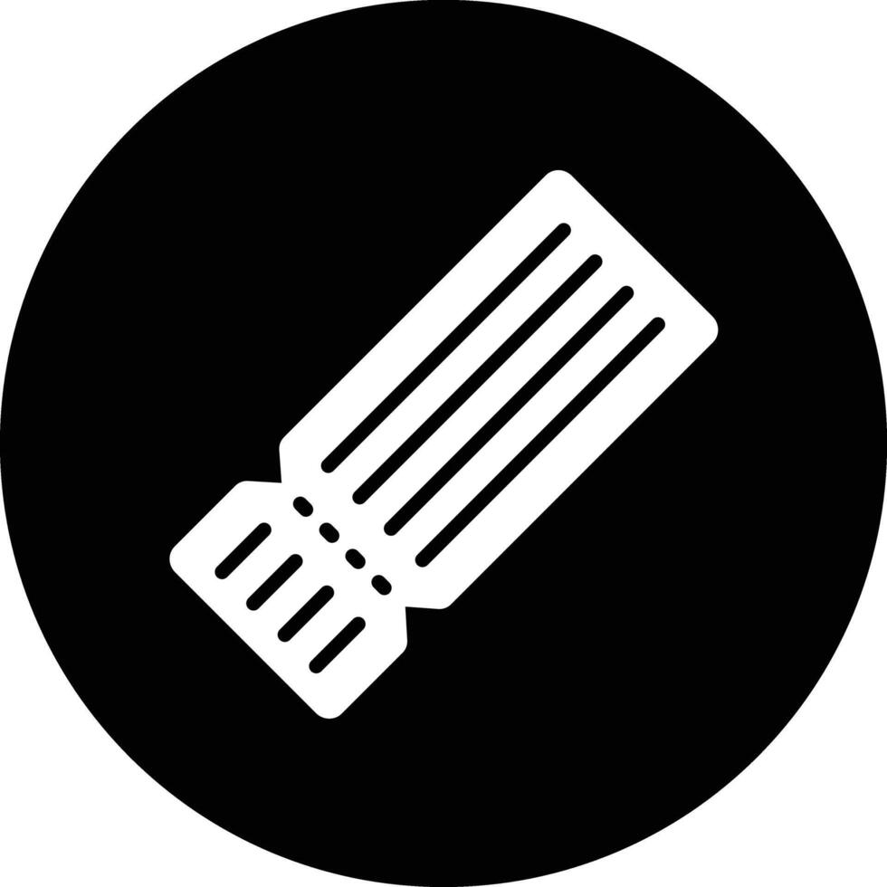 Movie ticket Icon Design Illustration vector