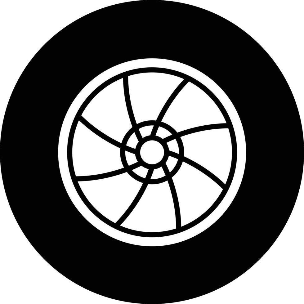 Lens Icon Design Illustration vector