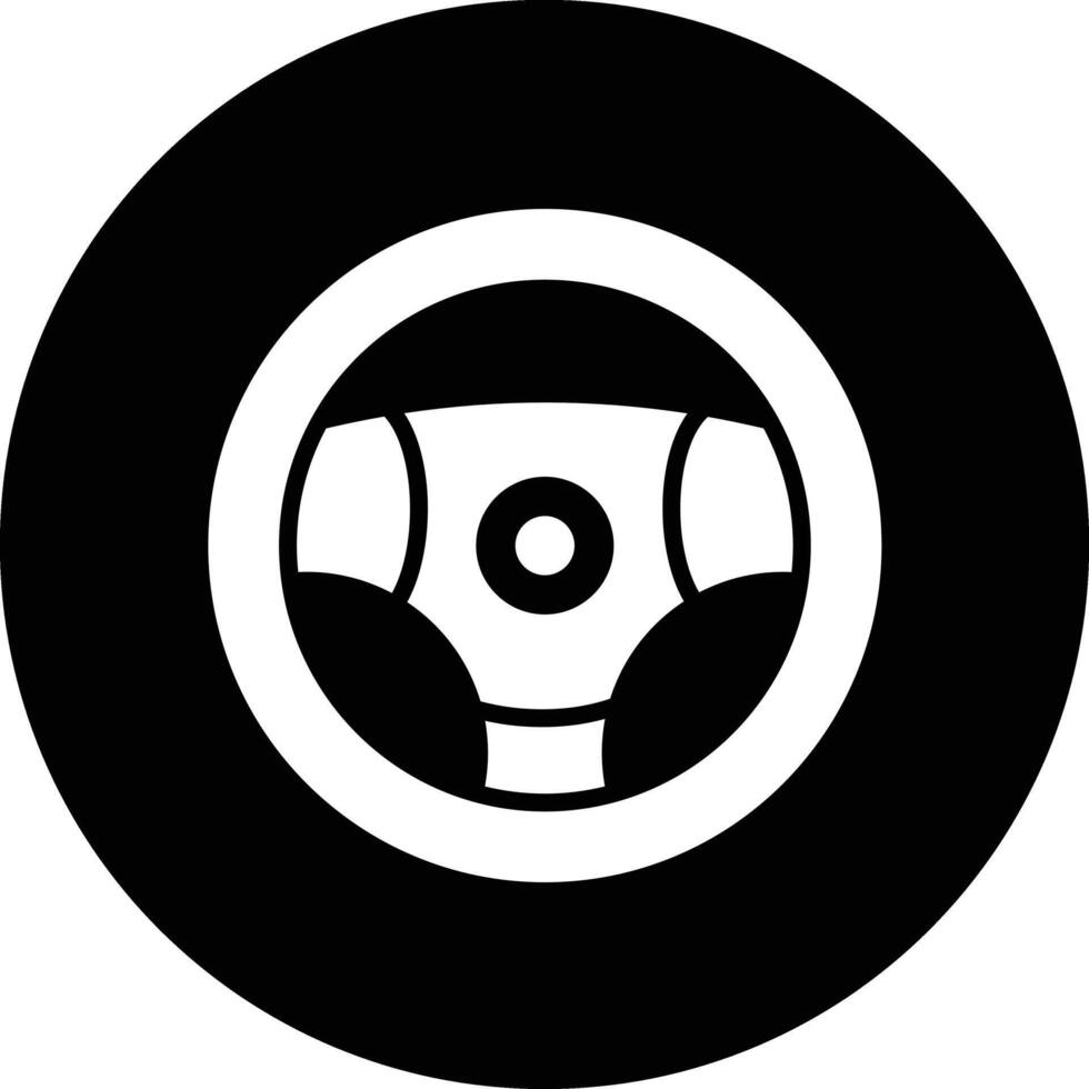 Steering wheel Icon Design Illustration vector