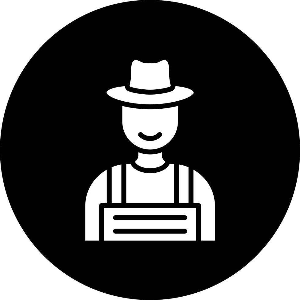 Farmer Icon Design Illustration vector