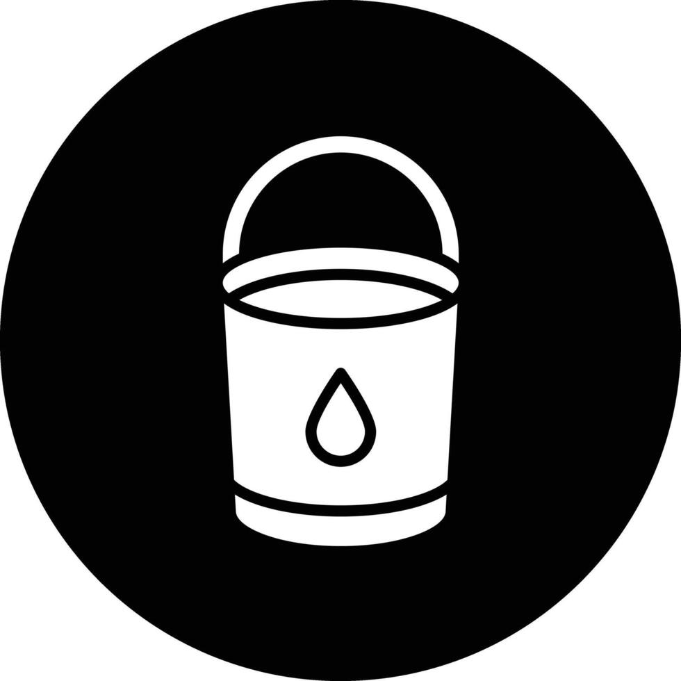 Bucket Icon Design Illustration vector