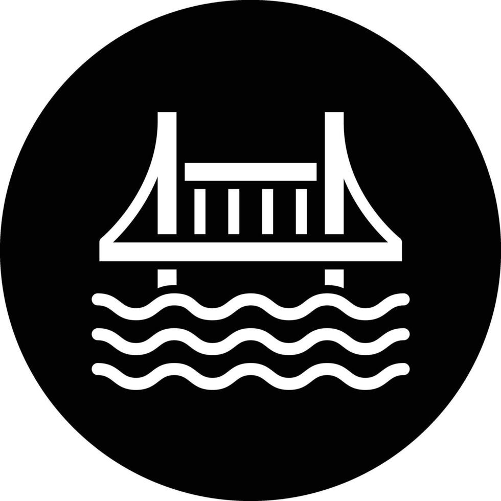 Bridge Icon Design Illustration vector