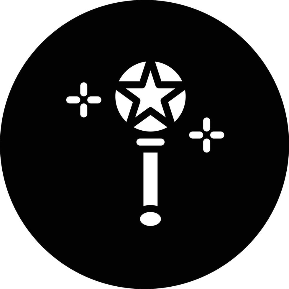 Magic wand Icon Design Illustration vector