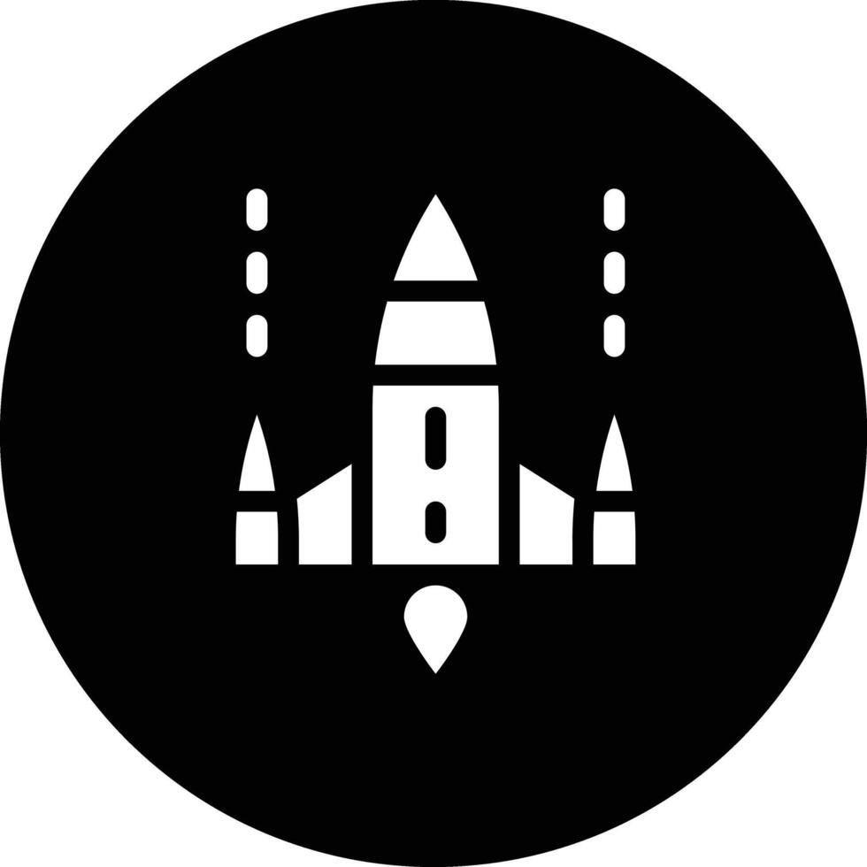 Spaceship Icon Design Illustration vector