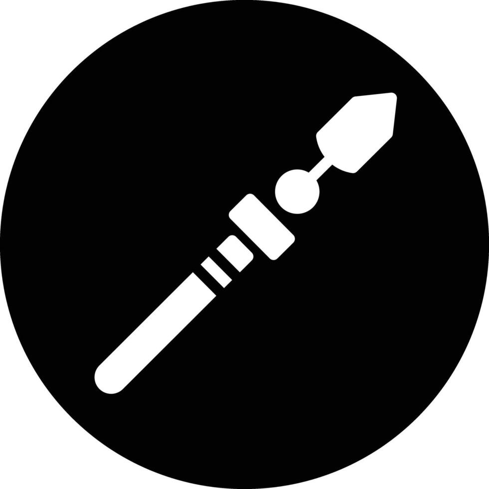 Lance Icon Design Illustration vector