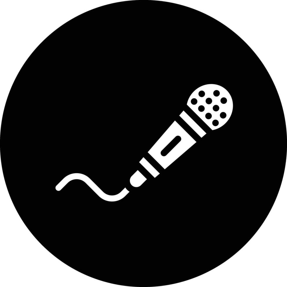 Microphone Icon Design Illustration vector