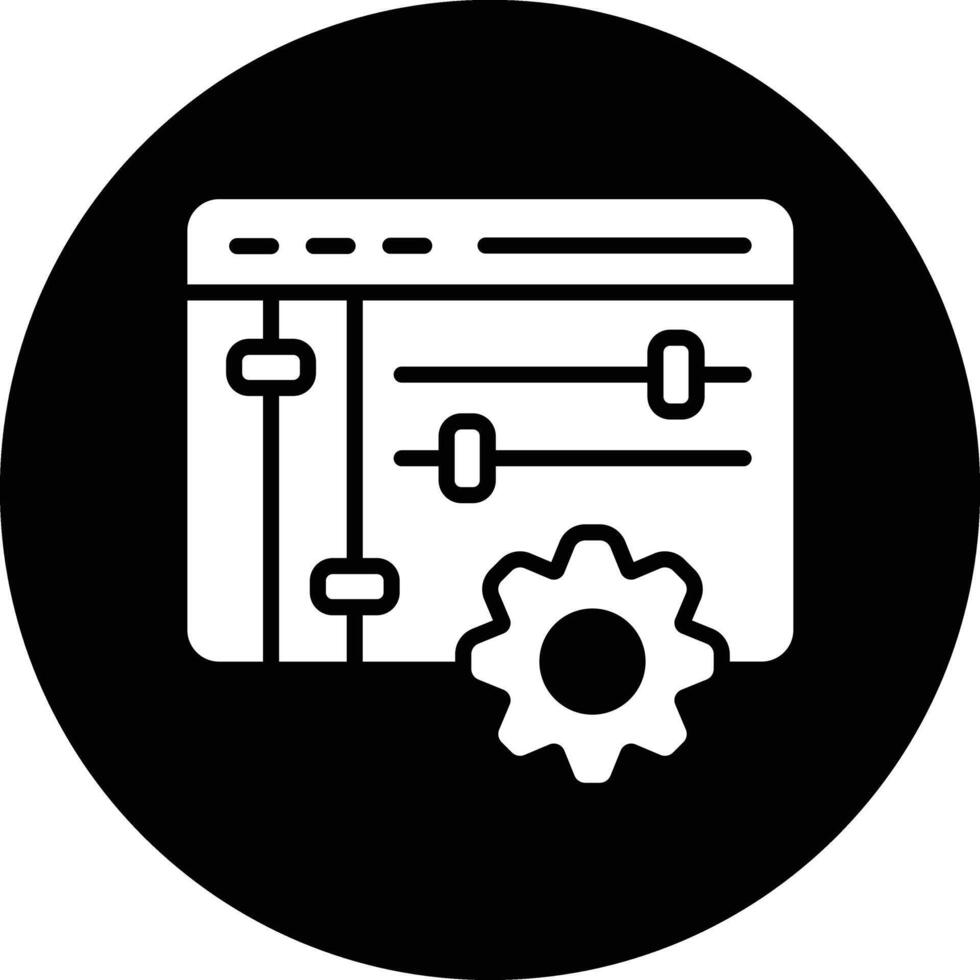 Settings Icon Design Illustration vector