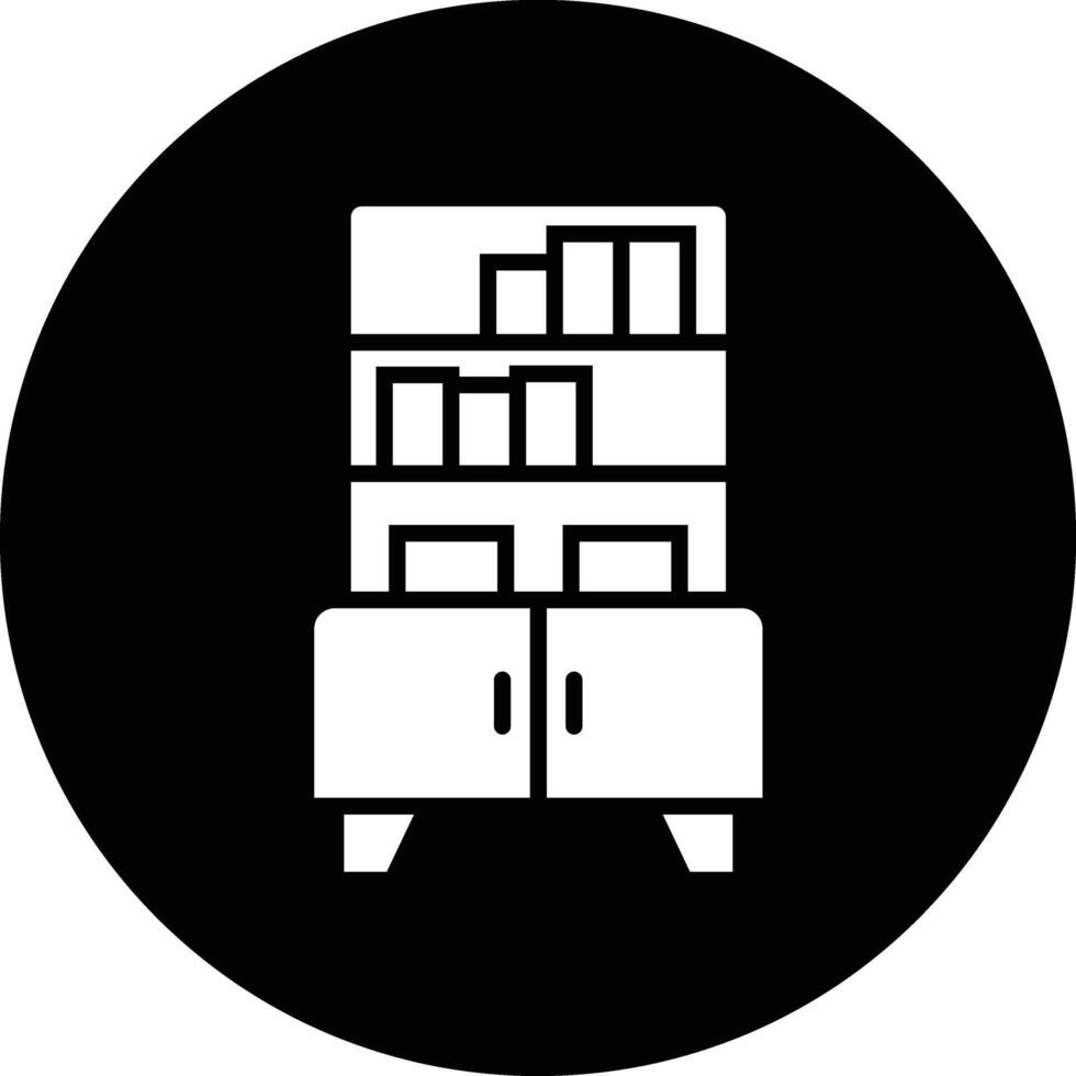 Bookshelf Icon Design Illustration vector