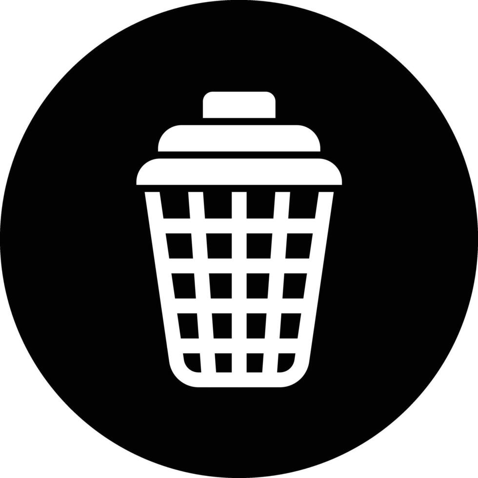 Laundry Basket Icon Design Illustration vector