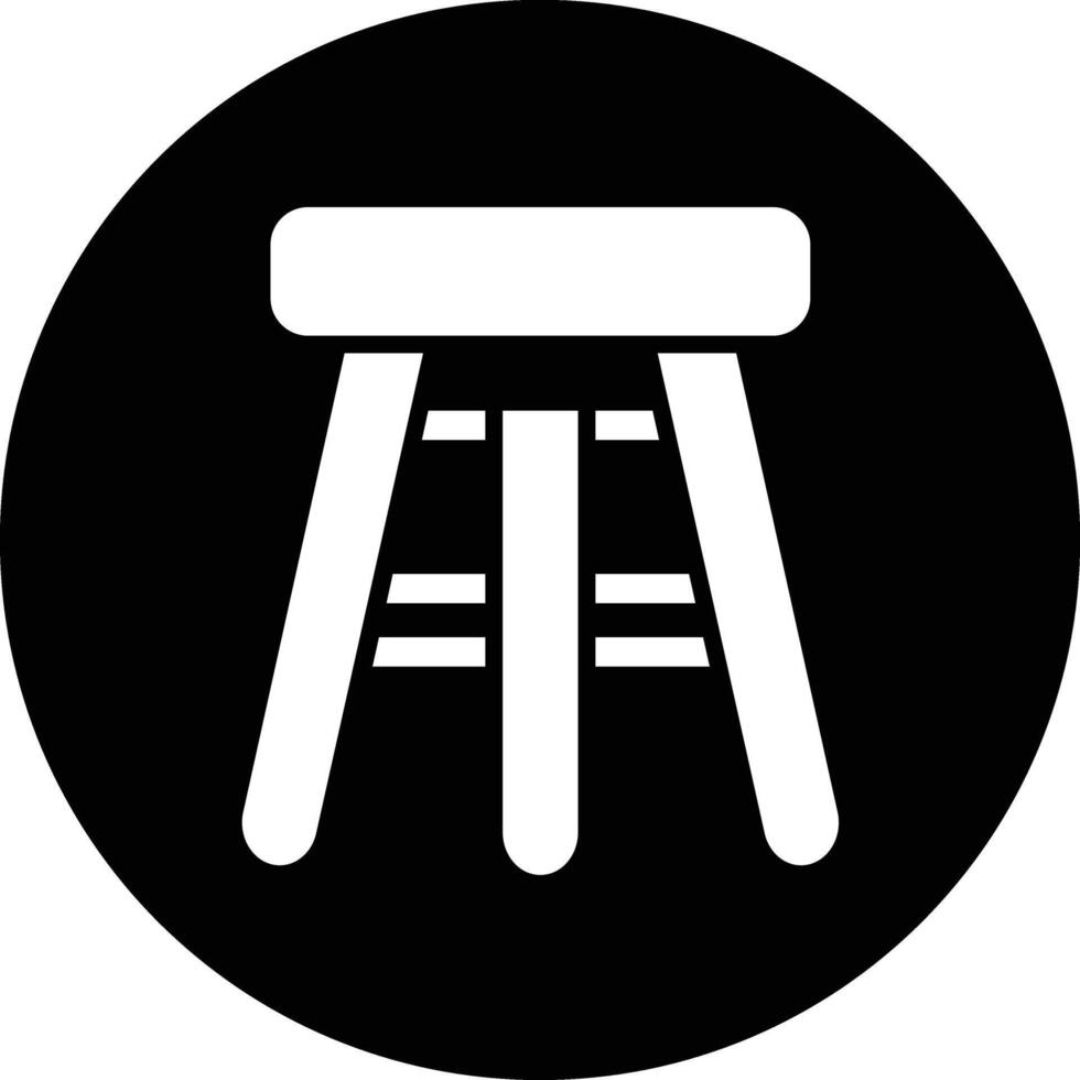 Bar Stool Icon Design Illustration vector
