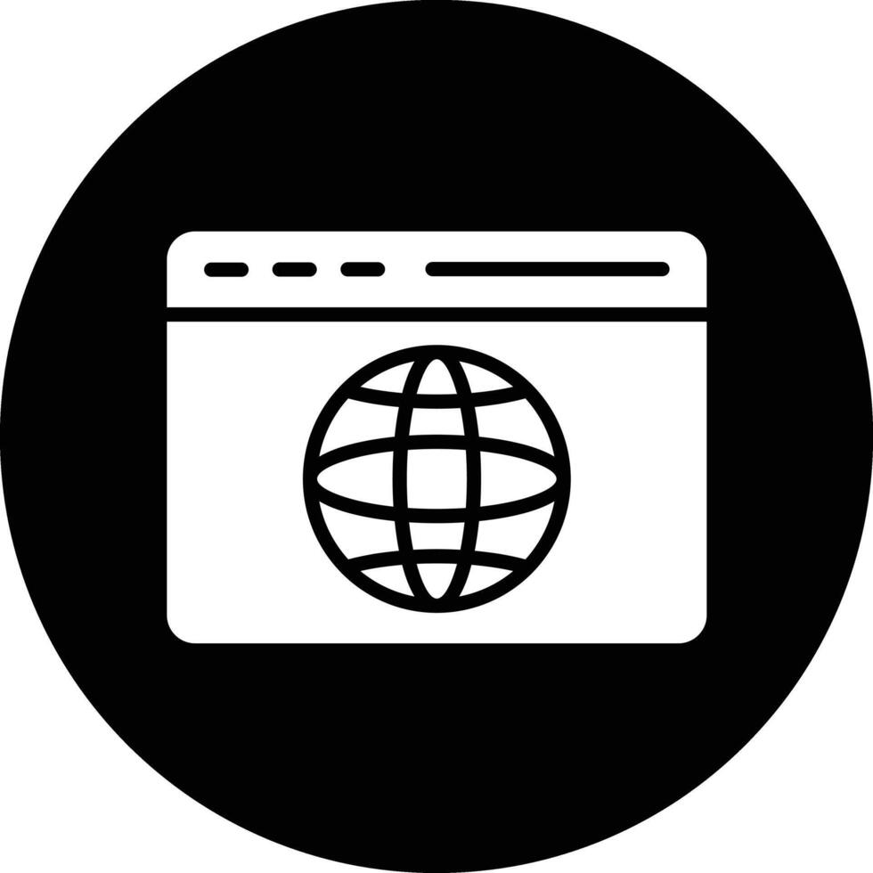 Browser Icon Design Illustration vector