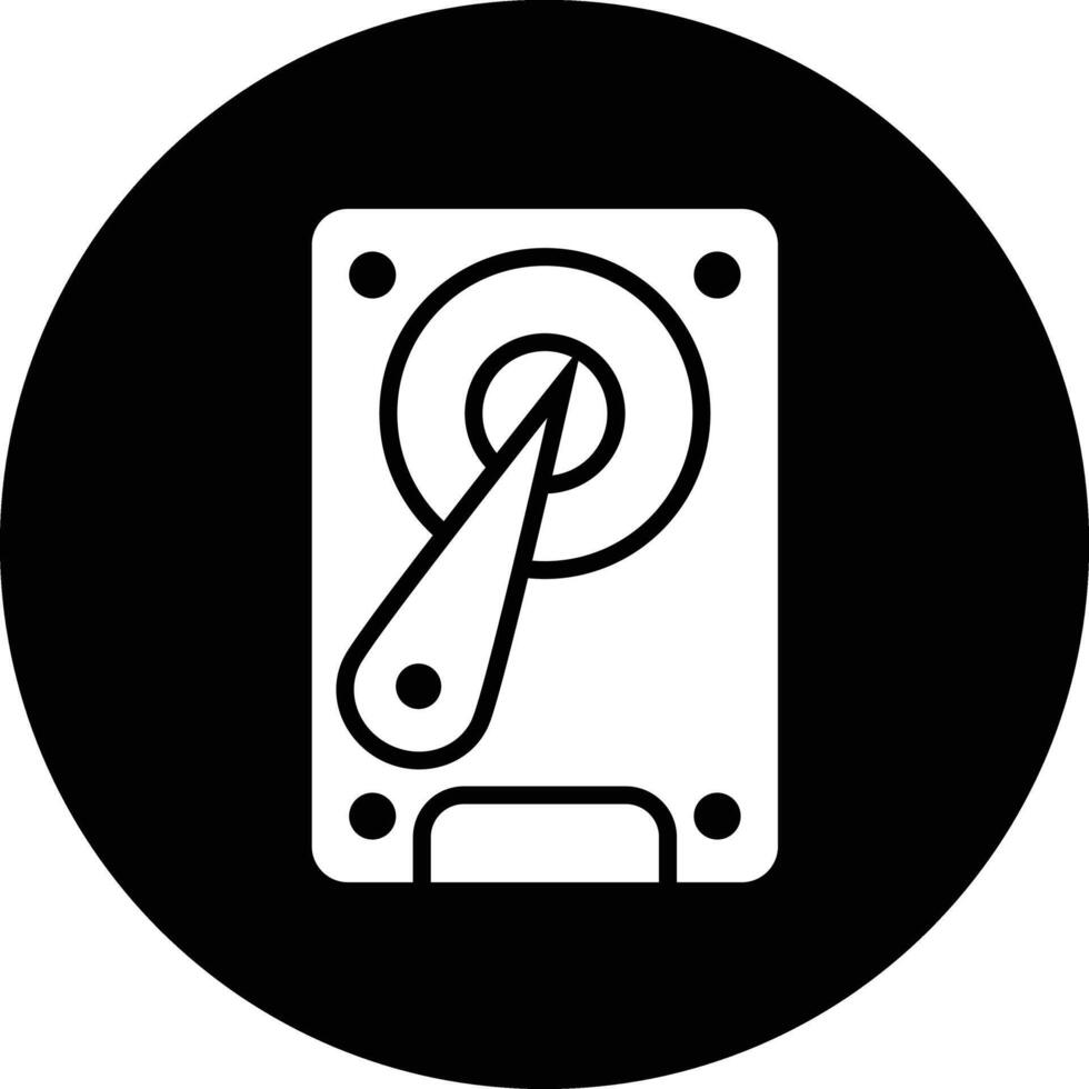 Hard Disk Icon Design Illustration vector