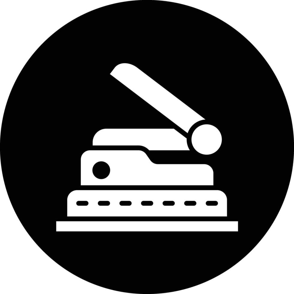 Hole Puncher Icon Design Illustration vector
