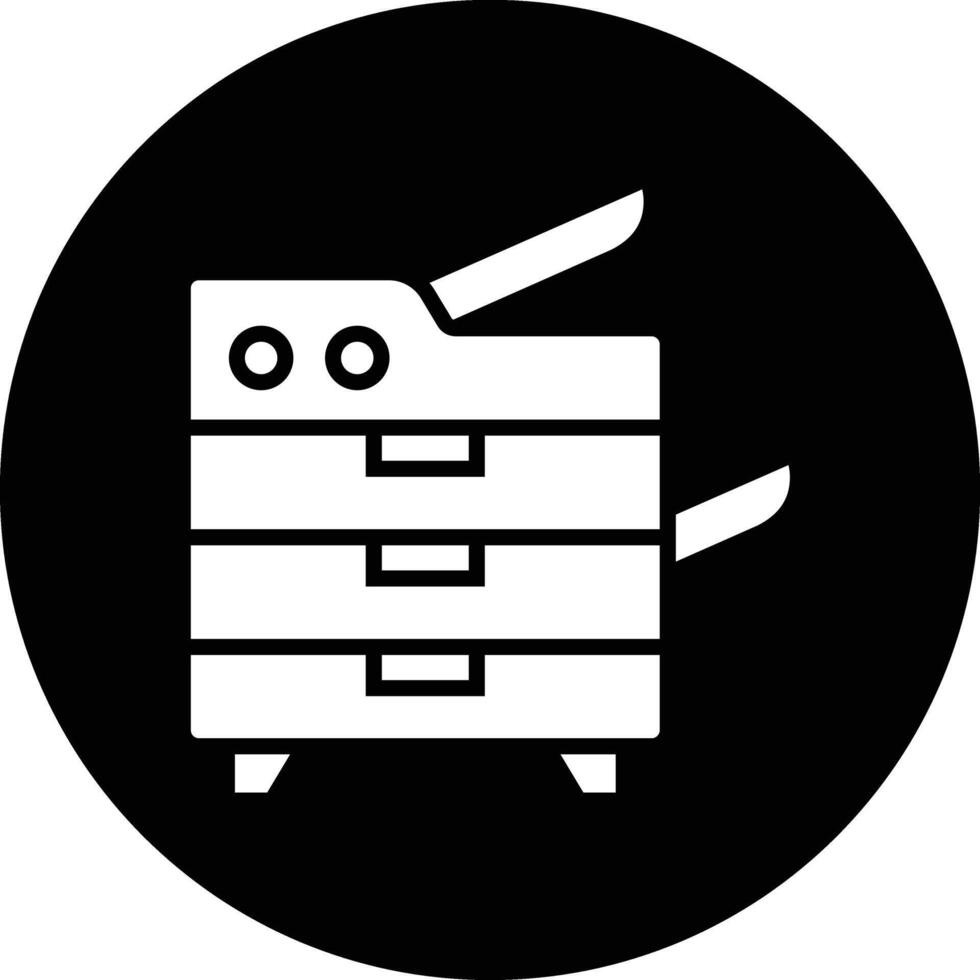 Photocopier Icon Design Illustration vector