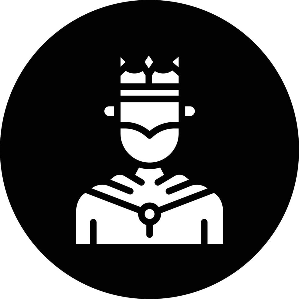King Icon Design Illustration vector