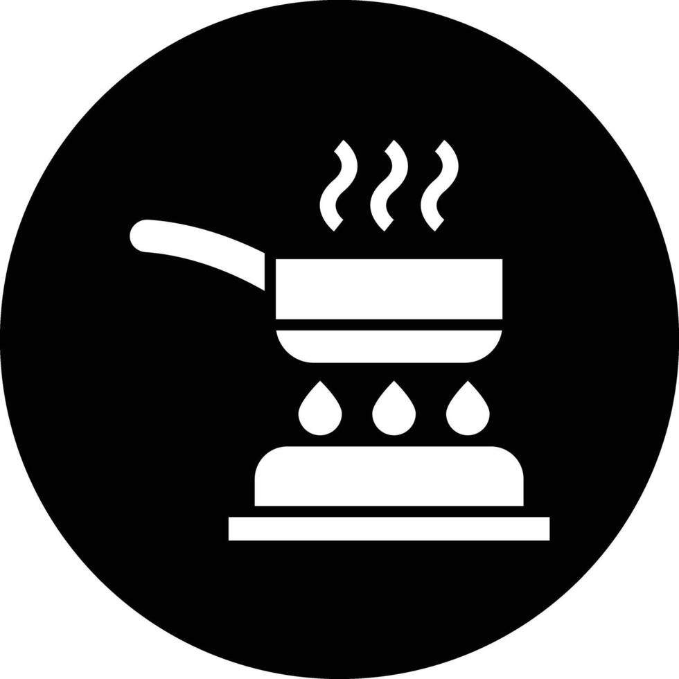 Frying Pan Icon Design Illustration vector