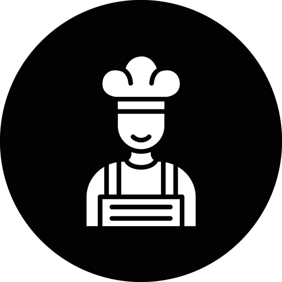Male Chef Icon Design Illustration vector