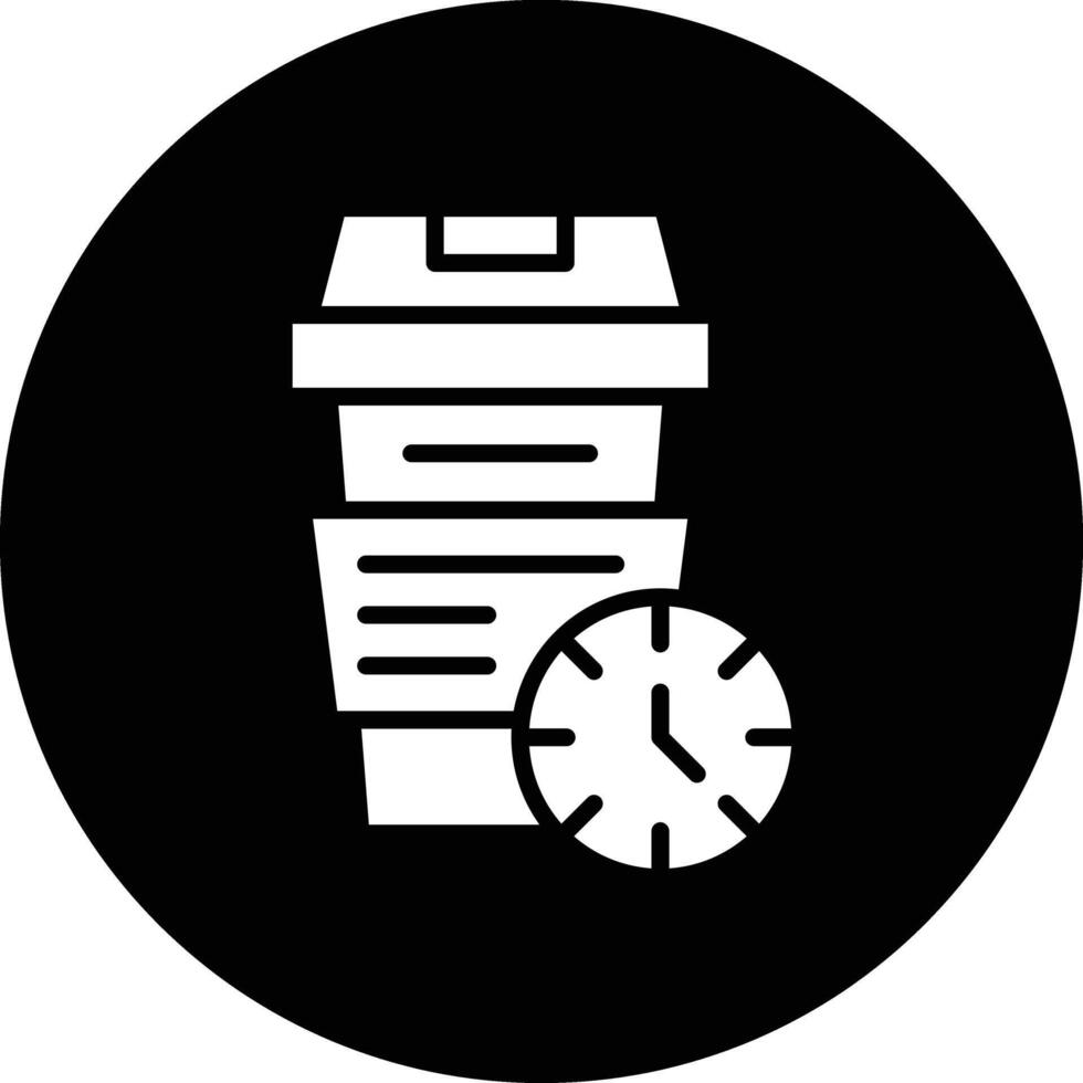 Coffee Time Icon Design Illustration vector