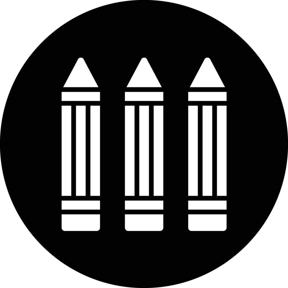Crayon Icon Design Illustration vector