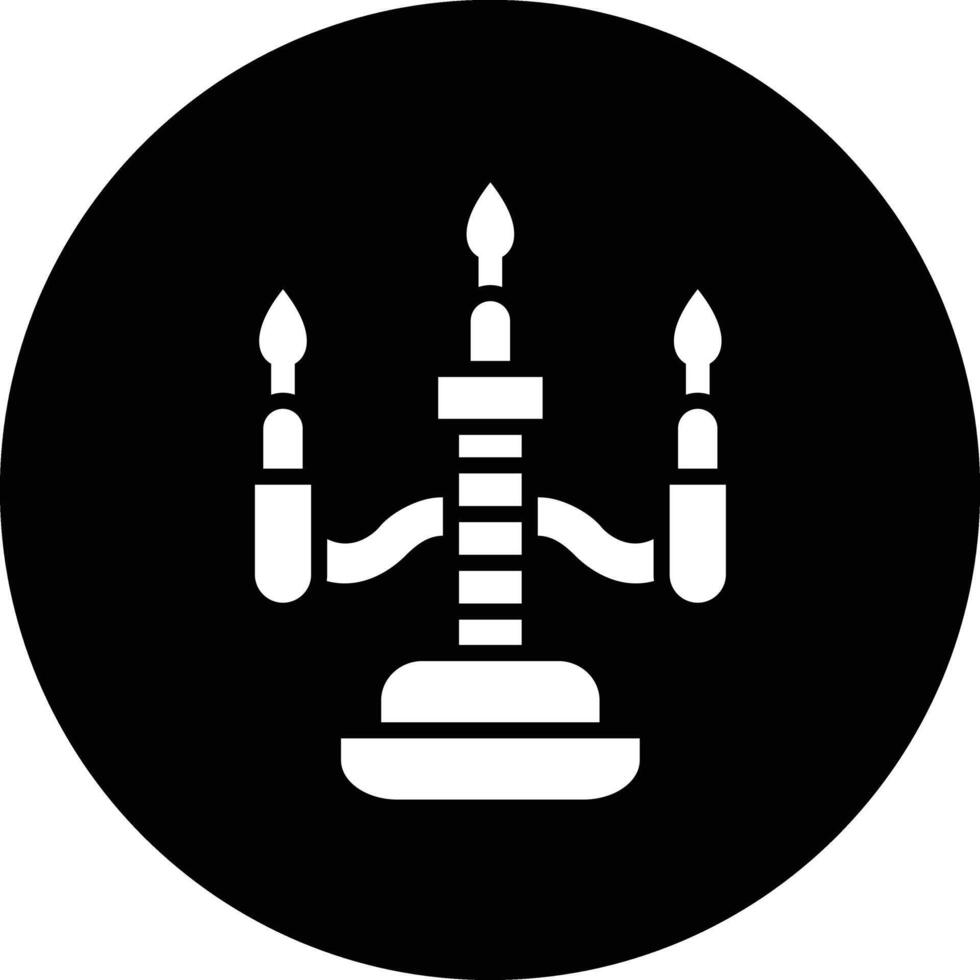 Candle Icon Design Illustration vector